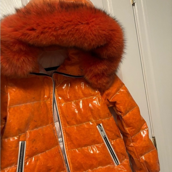 Flo & Clo Transparent Down Coat - Picture 5 of 12